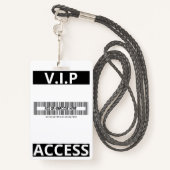 Pass Employee Badge (Achterkant met draagriem)