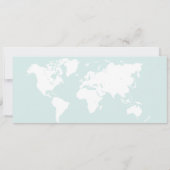 Pass Heart Plane Icon bestemming bruiloft Kaart (Achterkant)