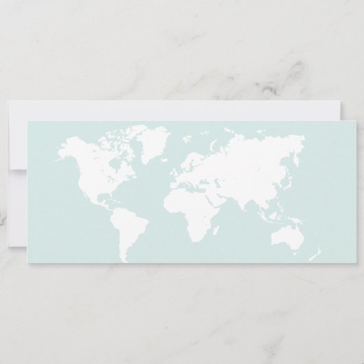 Pass Heart Plane Icon bestemming bruiloft Kaart (Achterkant)