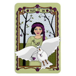 Pass it On_A_4x6 koelkast Magneet