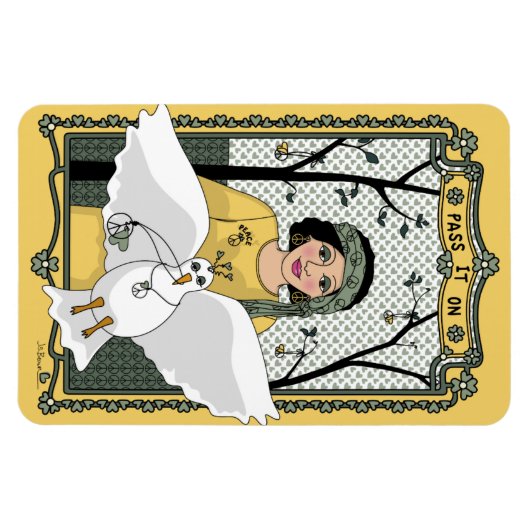 Pass it On_C_4x6 koelkast Magneet (Horizontaal)