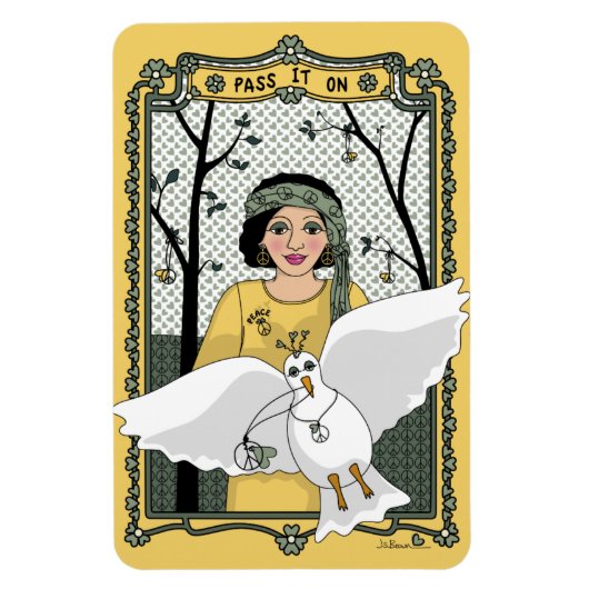 Pass it On_C_4x6 koelkast Magneet (Verticaal)