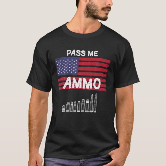 Pass Me Ammo Cool Ammunition T-shirt (Voorkant)