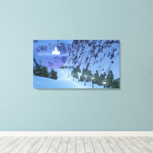 Pass of Light Canvas Print (Insitu (Houten vloer))