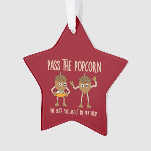 Pass Popcorn Nuts Ornament (voorkant)