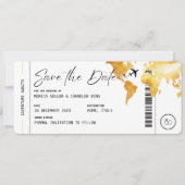 Pass-reis opslaan Datum huwelijk bericht Kaart (Voorkant)