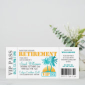 Pass Retiment Party bij aanhouding Kaart (Staand voorkant)