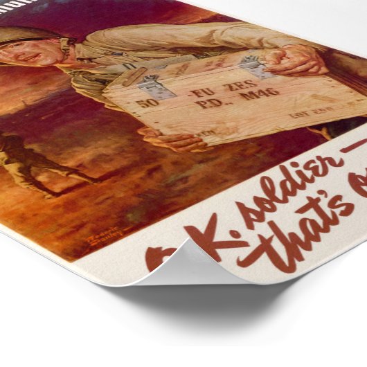 Pass the ammunition poster (Hoek)