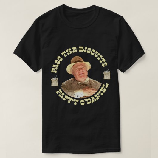 Pass the Biscuits - Pappy O_Daniel - Pappy Odaniel T-shirt (Design voorkant)