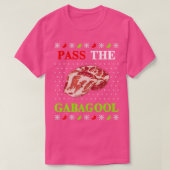 Pass the Gabagool Tacky Ugly Kerstmis T-shirt (Design voorkant)