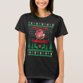 Pass the Gabagool Tacky Ugly sweater Kerstmis T-shirt (Voorkant)