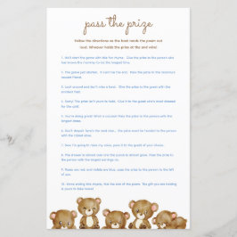 Pass the Prize Baby shower Game - Beren