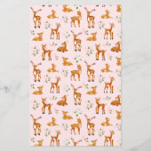 Pass the Prize Baby shower Game Roze Bloemenhert (Achterkant)