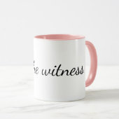 "Pass the witness." Court Reporter Depo Mug Mok (Voorkant rechts)