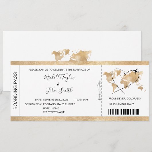 Pass Ticket Gold Plan voor het instappen van een b Kaart (Voorkant / Achterkant)