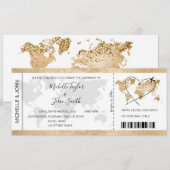 Pass Ticket Gold Plan voor het instappen van een b Kaart (Voorkant / Achterkant)