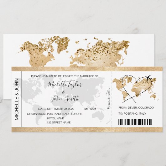 Pass Ticket Gold Plan voor het instappen van een b Kaart (Voorkant / Achterkant)