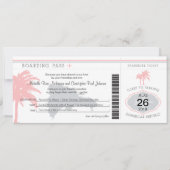 Pass to Dominican Republic Wedding Kaart (Voorkant)