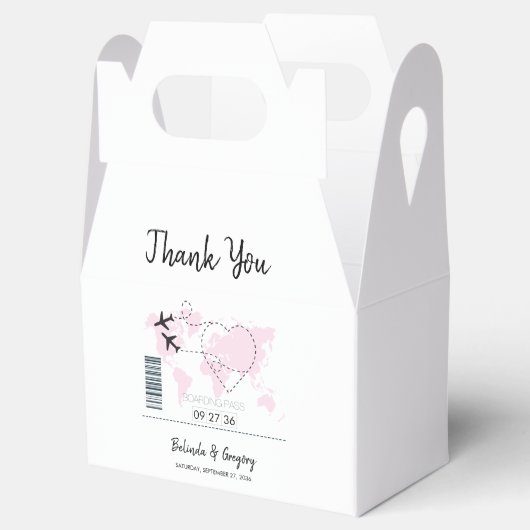 Pass Weddenschap bestemming Bedankdoosjes (Geopend)