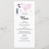 Pass Weddenschap bestemming Menu (Voorkant)