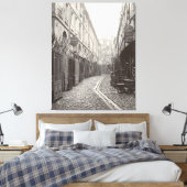 Passage du Dragon, 19e-eeuwse foto Parijs Canvas Afdruk (Insitu (Slaapkamer))