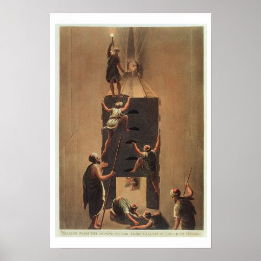 Passage van de tweede naar de derde galerij in de poster (Voorkant)