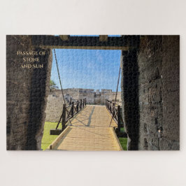 Passage van steen en zon - rustige Ember Puzzels