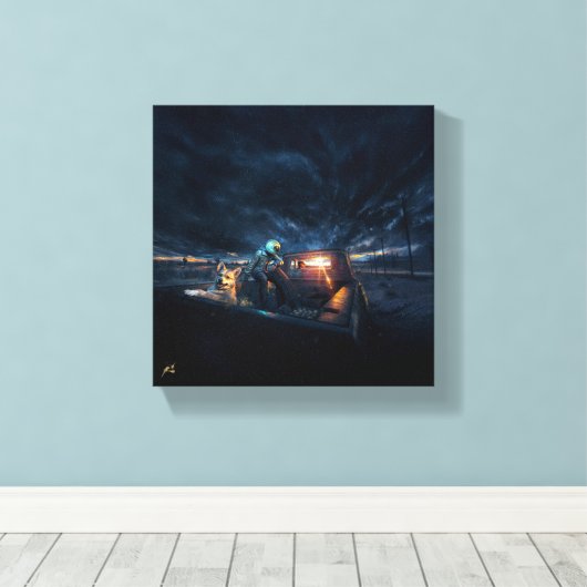 Passageiros Canvas Afdruk (Insitu (Houten vloer))