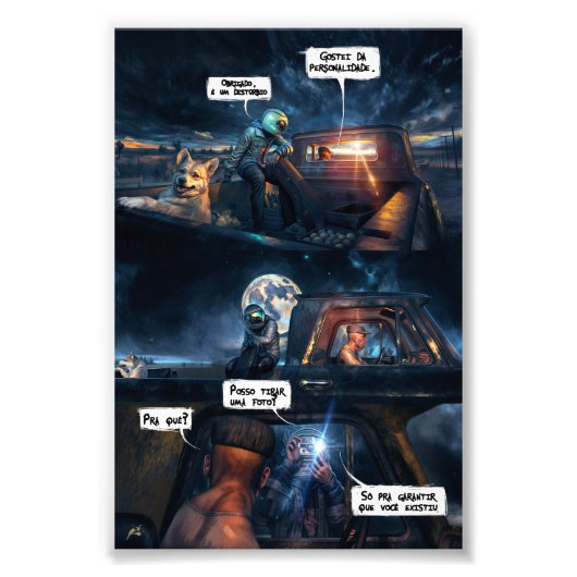 Passageiros Foto Afdruk (Voorkant)