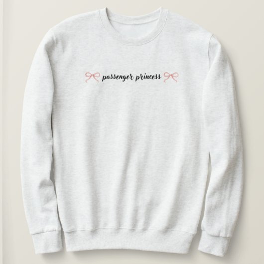 Passagier Prinses Sweatshirt (Design voorkant)