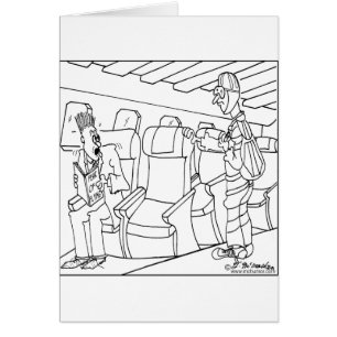 Passagiers dragen een parachute