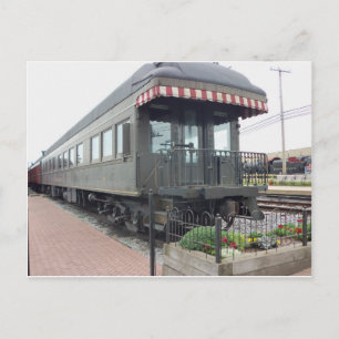 Passagiersauto.  Strasburg Railroad Briefkaart