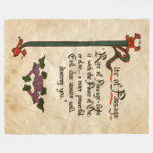 Passagierscentrum Fleece Deken (Voorkant (Horizontaal))