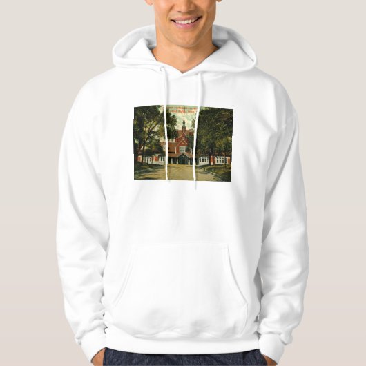Passagiersdepot van de Unie, Cedar Rapids IA  Hoodie (Voorkant)