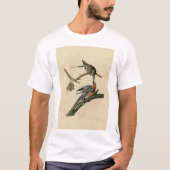 Passagiersduif uit de Amerikaanse vogelfamilie Aud T-shirt (Voorkant)