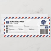 Passagiersreisbiljet voor instapkaarten kaart (Voorkant)