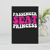 Passagiersstoel Prinses Meisje Auto Groovy Retro Kaart (Staand voorkant)