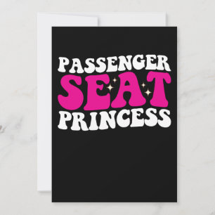 Passagiersstoel Prinses Meisje Auto Groovy Retro Kaart