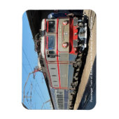 Passagierstrein op het treinstation van Boekarest  Magneet (Verticaal)