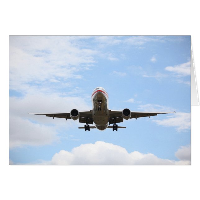 Passagiersvliegtuig (Voorkant Horizontaal)