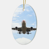 Passagiersvliegtuig Keramisch Ornament (Links)