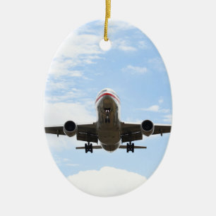 Passagiersvliegtuig Keramisch Ornament