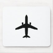 passagiersvliegtuig muismat (Voorkant)