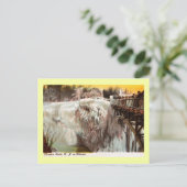 Passaic Herfst in Winter, Paterson, NJ  Briefkaart (Staand voorkant)