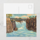 Passaic Herfsten Chasm Bridge, Paterson, New Jerse Briefkaart (Voorkant / Achterkant)