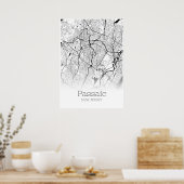 Passaic Map - New Jersey - City Map Poster (Keuken)