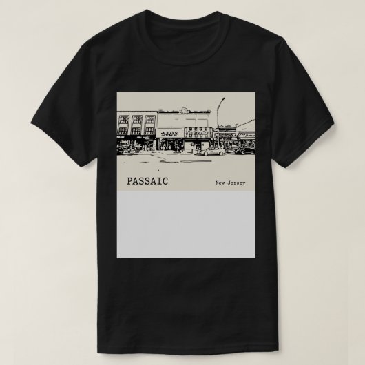 Passaic New Jersey 2 T-shirt (Design voorkant)