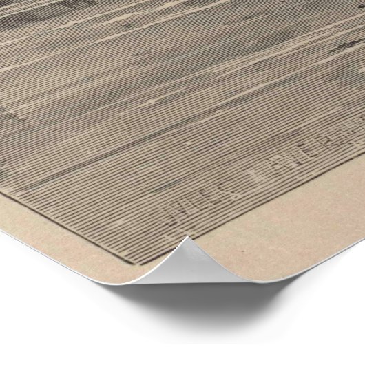 Passaic River, Little Herfst NJ,  Poster (Hoek)