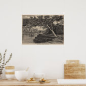 Passaic River, Little Herfst NJ, Poster (Keuken)