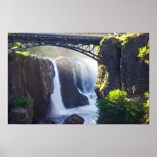Passaic Watervallen Poster (Voorkant)